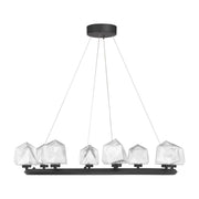 Castello 8-Light Chandelier in Matte Black