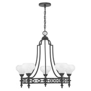 Allston 5-Light Chandelier in Matte Black