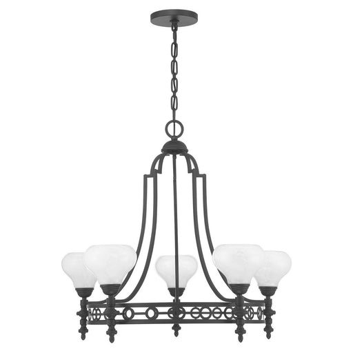 Allston 5-Light Chandelier in Matte Black
