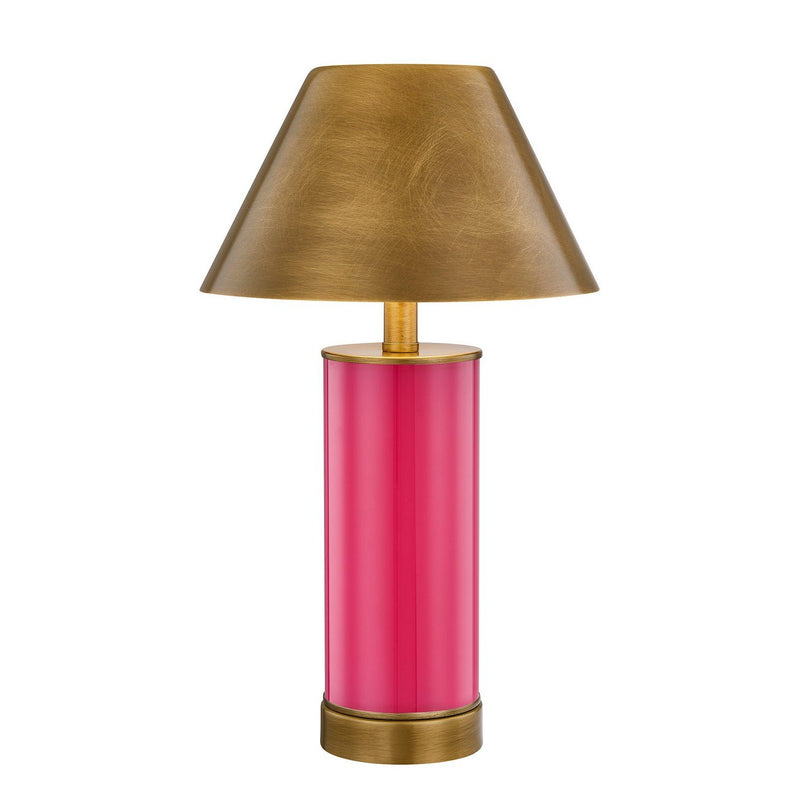 Molly Rechargeable LED Table Lamp in Fuschia Rose