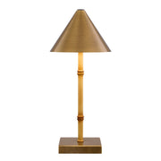 Mae Rechargeable LED Table Lamp in Natural Bamboo