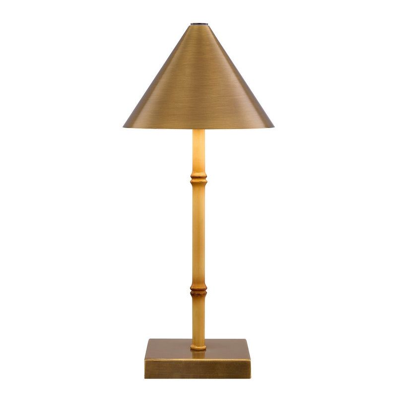 Mae Rechargeable LED Table Lamp in Natural Bamboo