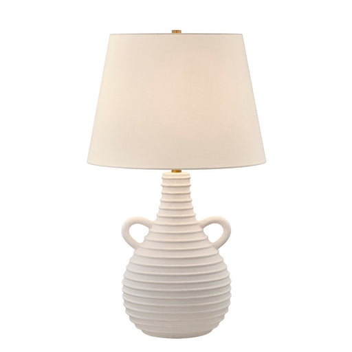 Adrian Table Lamp in White