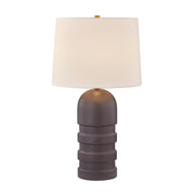 Wehunt Ceramic Table Lamp in Brown