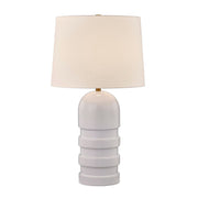 Wehunt Ceramic Table Lamp in White
