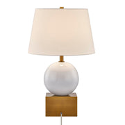 Brumfield Table Lamp in Ceramic and Brass