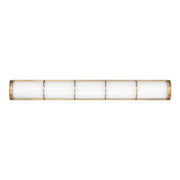 Harper 36" LED Bath Vanity Light in Warm Brass