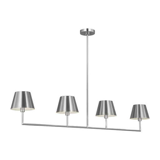 Ender 4-Light Large Linear Pendant in Brushed Nickel