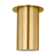 Archer Small Flush Mount in Satin Brass