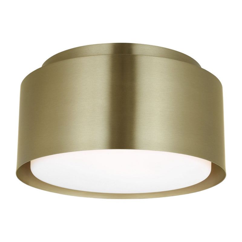 Dartmore Small Flush Mount in Satin Brass