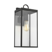 Howell Medium Outdoor Wall Lantern in Textured Black