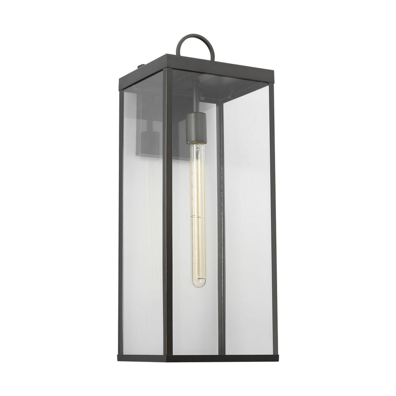 Howell Extra Large Outdoor Wall Lantern in Antique Bronze