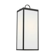 Howell Extra Large Outdoor Wall Lantern in Textured Black
