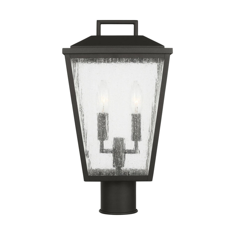 Kennewick Medium 2-Light Outdoor Post Light in Textured Black