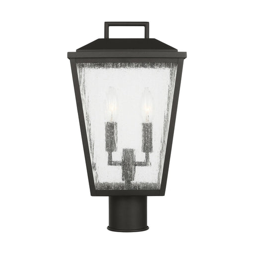Kennewick Medium 2-Light Outdoor Post Light in Textured Black
