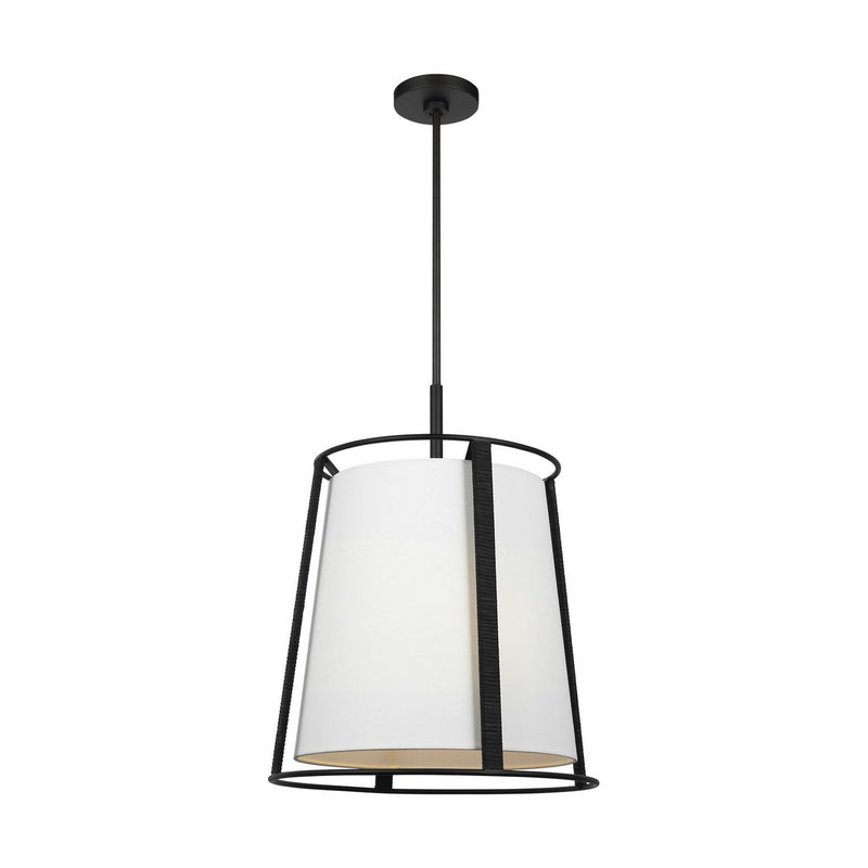 Cortes 2-Light Large Pendant in Midnight Black