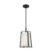 Cortes Medium Pendant in Midnight Black