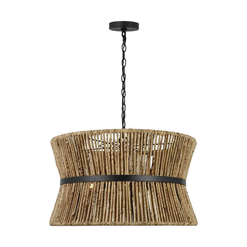 Thurlo Medium 3-Light Pendant in Midnight Black