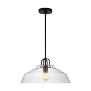 Payton Medium Pendant in Midnight Black