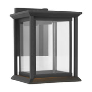 Audley 10" LED Outdoor Wall Lantern in Textured Black
