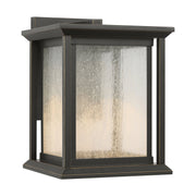 Audley 10" LED Outdoor Wall Lantern in Antique Bronze
