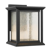 Audley 10" LED Outdoor Wall Lantern in Textured Black