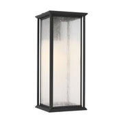 Audley 24" LED Outdoor Wall Lantern in Textured Black