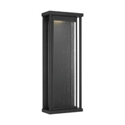 Faywood Extra-Large Outdoor Wall Lantern in Textured Black