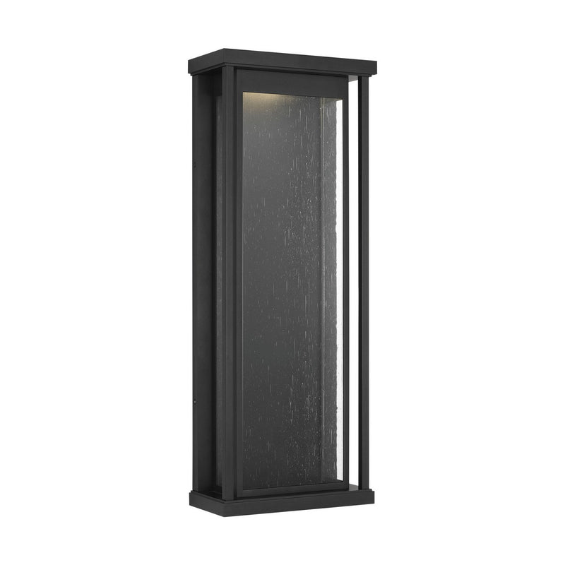 Faywood Extra-Large Outdoor Wall Lantern in Textured Black