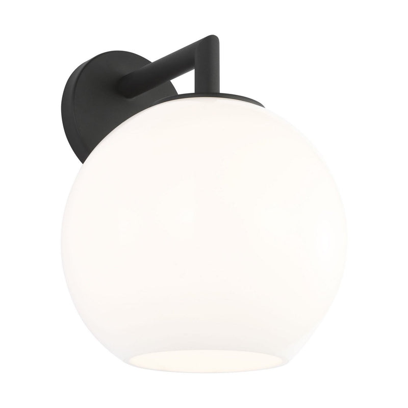 Toca Outdoor Wall Lantern in Textured Black