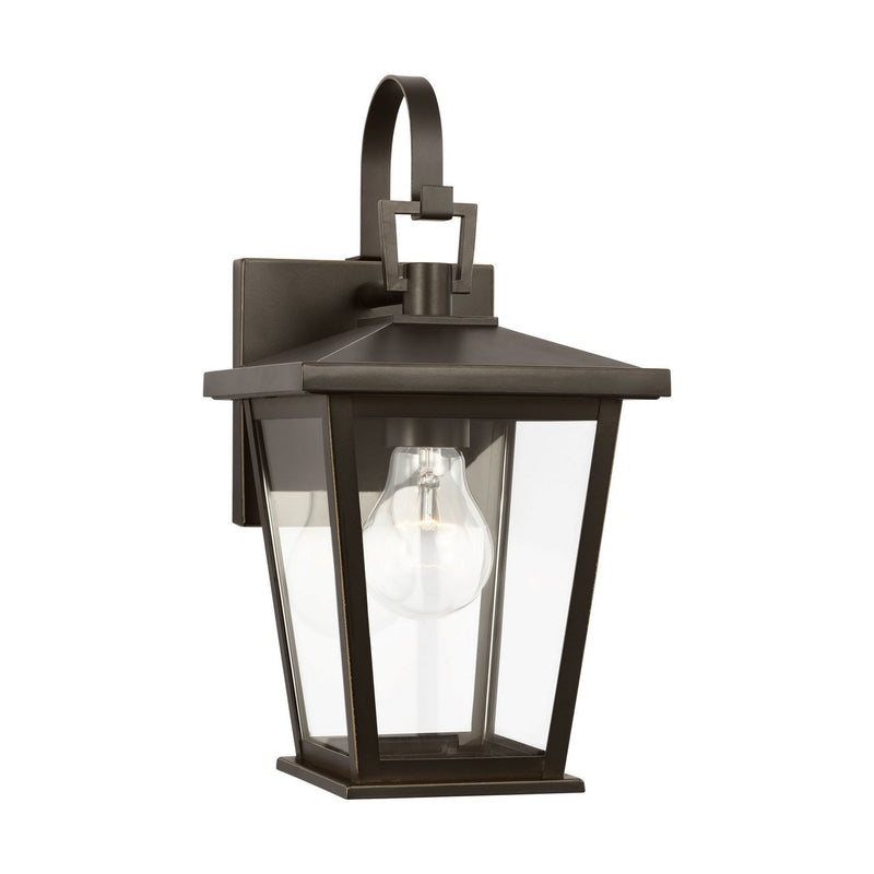 Linton Outdoor Wall Lantern in Antique Bronze