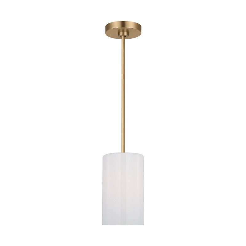 Rhett Mini Pendant in Satin Brass