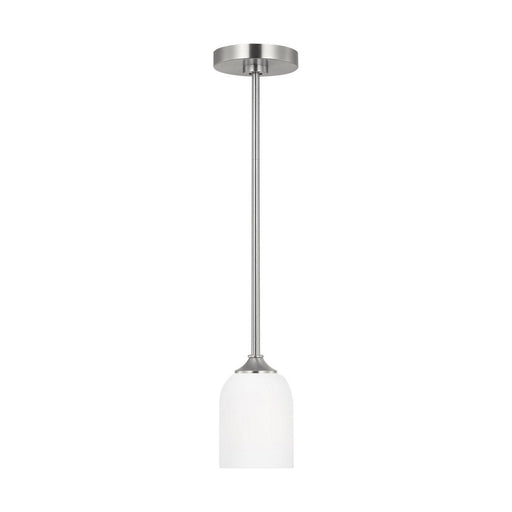 Emile Mini Pendant in Brushed Steel