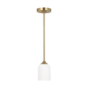 Emile Mini Pendant in Satin Brass