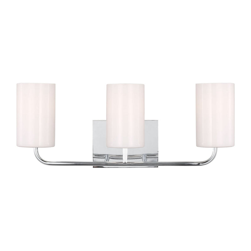 Rhett 3-Light Bath Vanity Light in Chrome