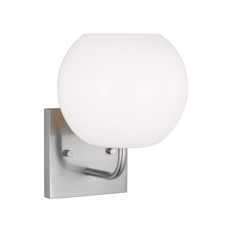 Rory Bath Sconce in Brushed Steel