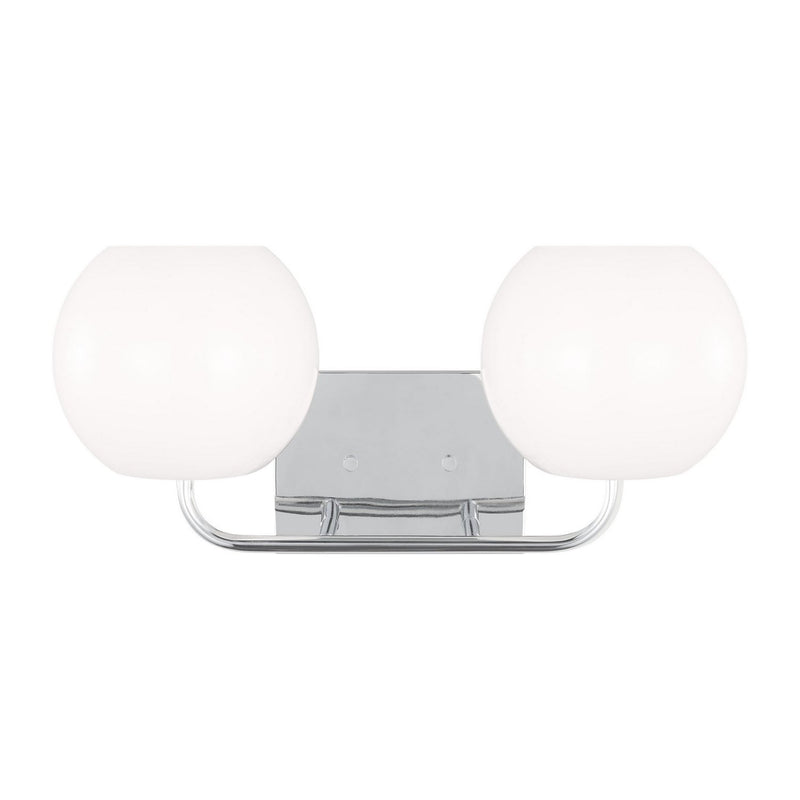 Rory 2-Light Bath Vanity Light in Chrome