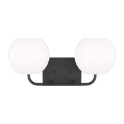 Rory 2-Light Bath Vanity Light in Midnight Black