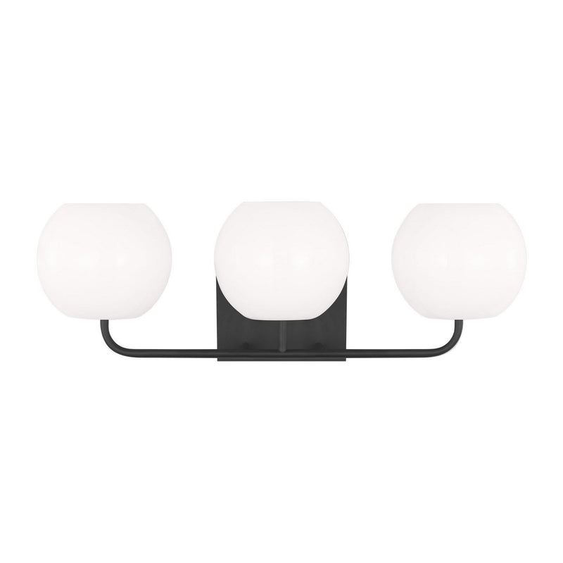 Rory 3-Light Bath Vanity Light in Midnight Black
