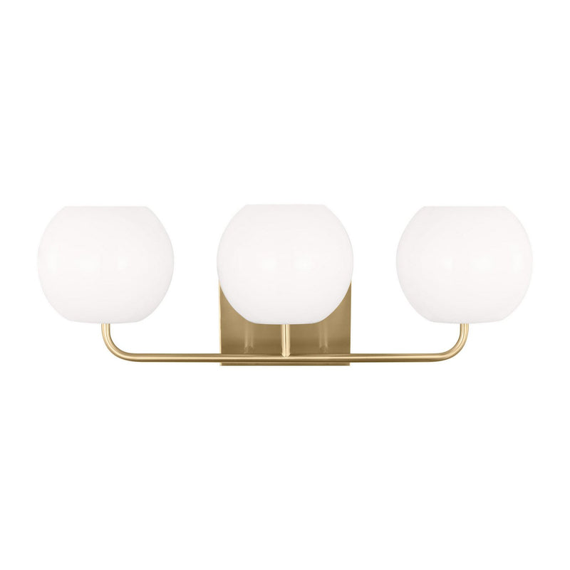 Rory 3-Light Bath Vanity Light in Satin Brass