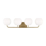 Rory 4-Light Bath Vanity Light in Satin Brass