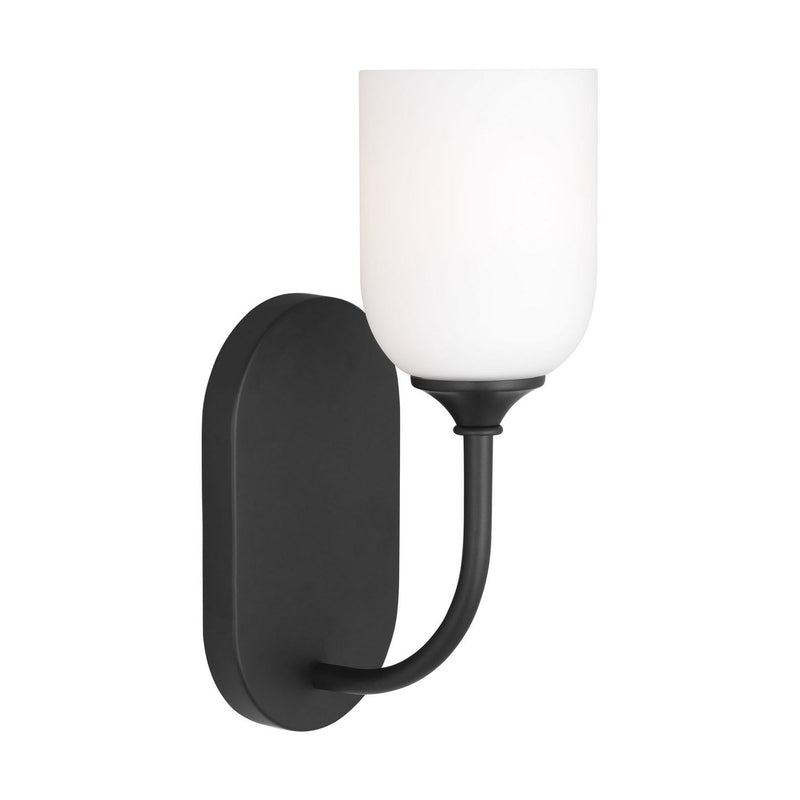Emile Bath Sconce in Midnight Black