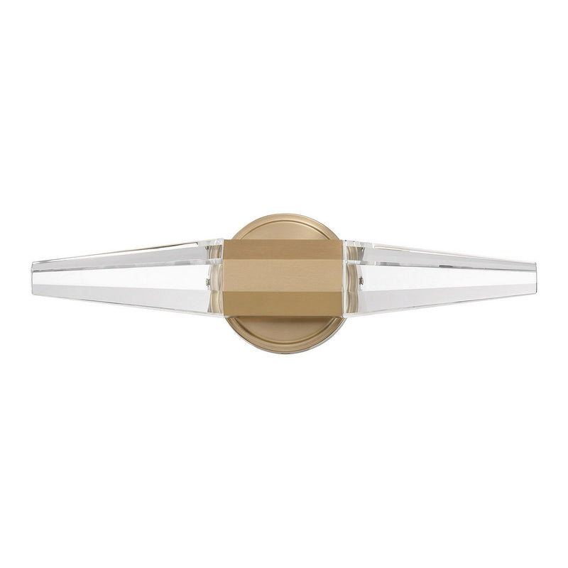 Beaumont 18" Bath Vanity Light in Noble Brass