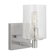 Parker Bath Sconce in Brushed Steel