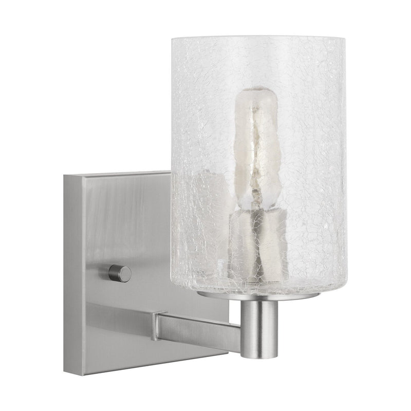 Parker Bath Sconce in Brushed Steel