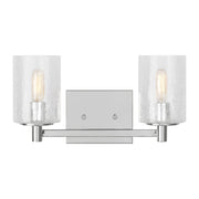 Parker 2-Light Bath Vanity Light in Chrome