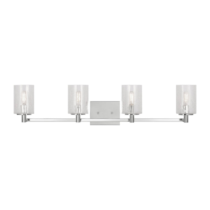 Parker 4-Light Bath Vanity Light in Chrome