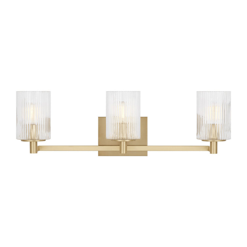 Lando 3-Light Bath Vanity Light in Satin Brass