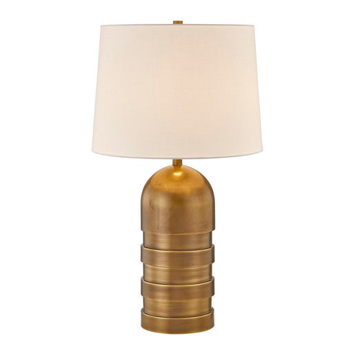 Wehunt Metal Table Lamp in Plated Brass