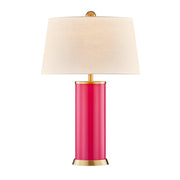 Melissa Table Lamp in Fuchsia Rose